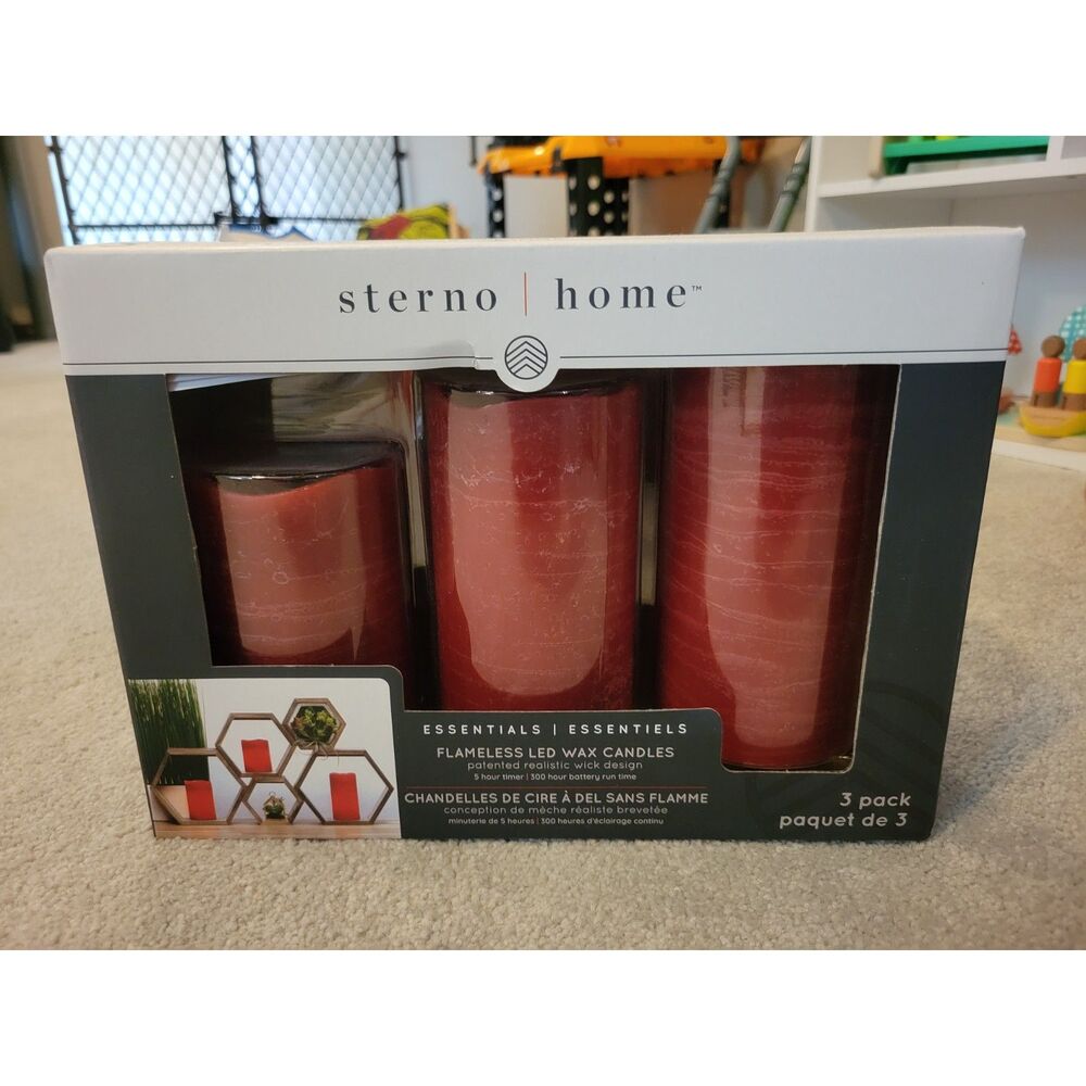Sterno Home Flameless Led Wax Candle